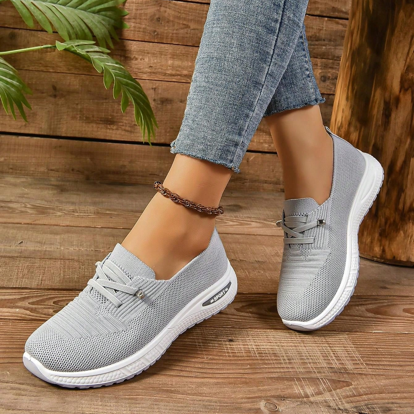 Harlow | Women’s Slip-On Mesh Sneakers