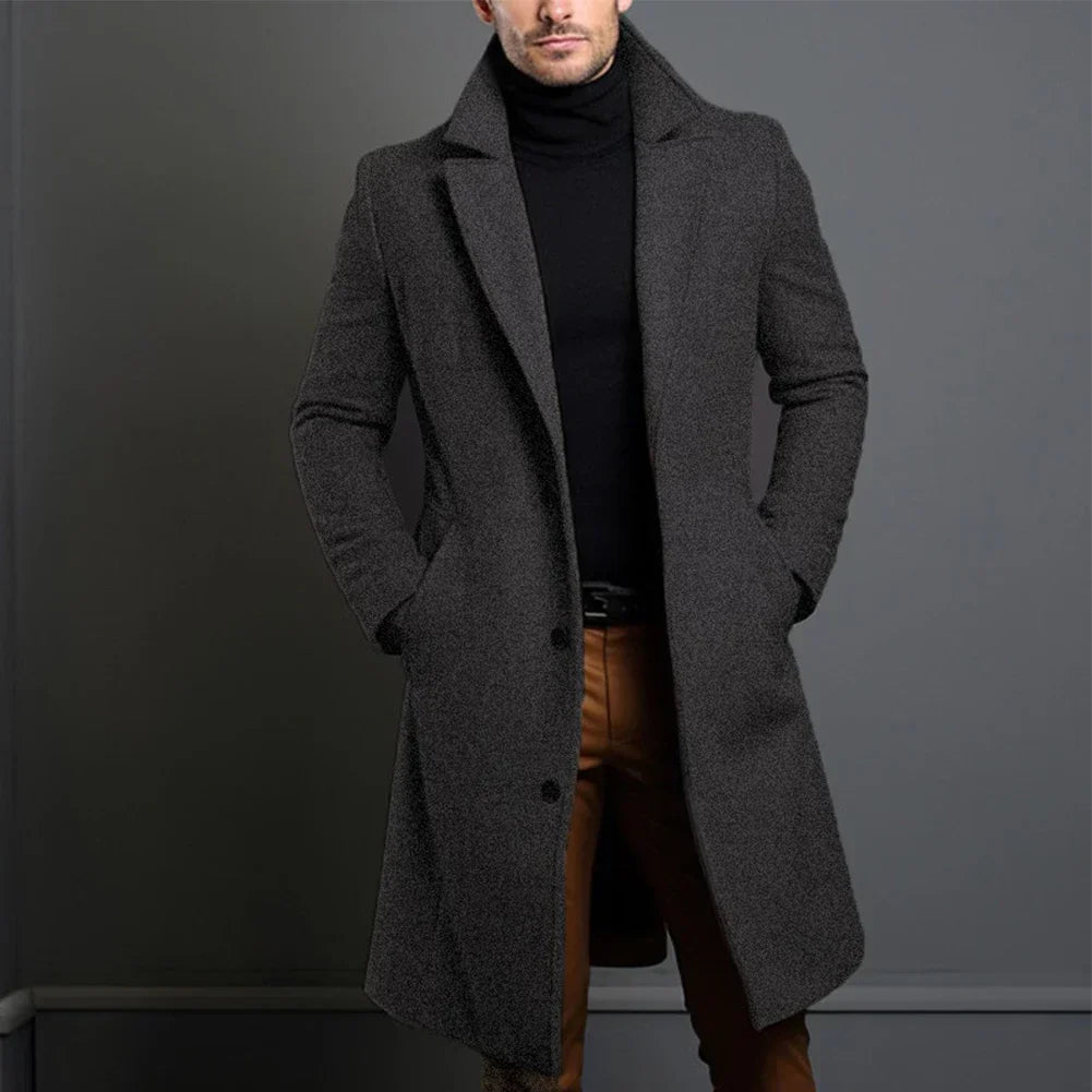 Mark | Men’s Tailored Wool Winter Trench Coat