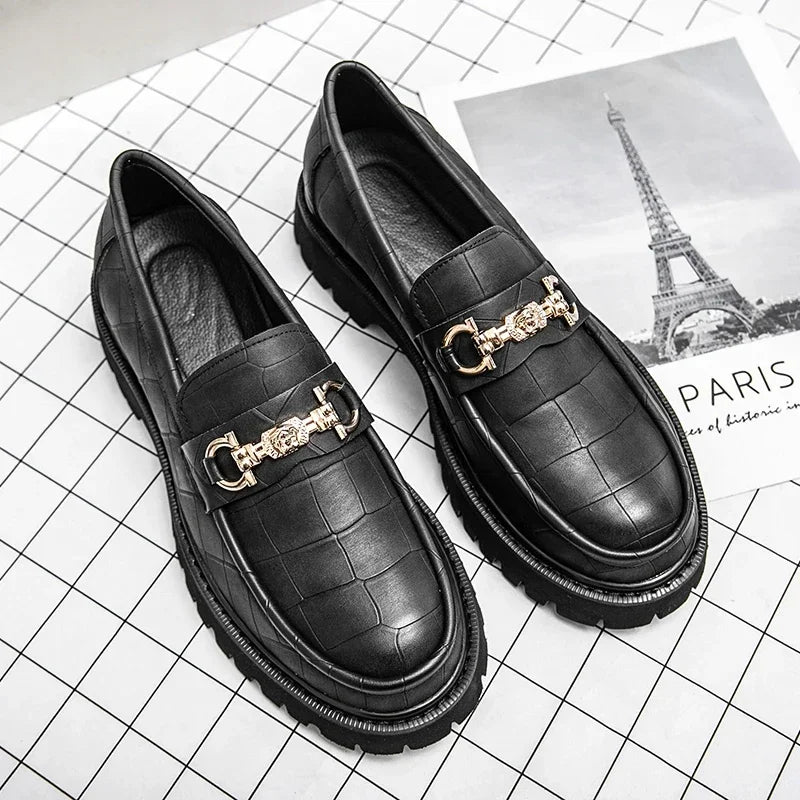 Gab | Men's Chain Detail Loafers