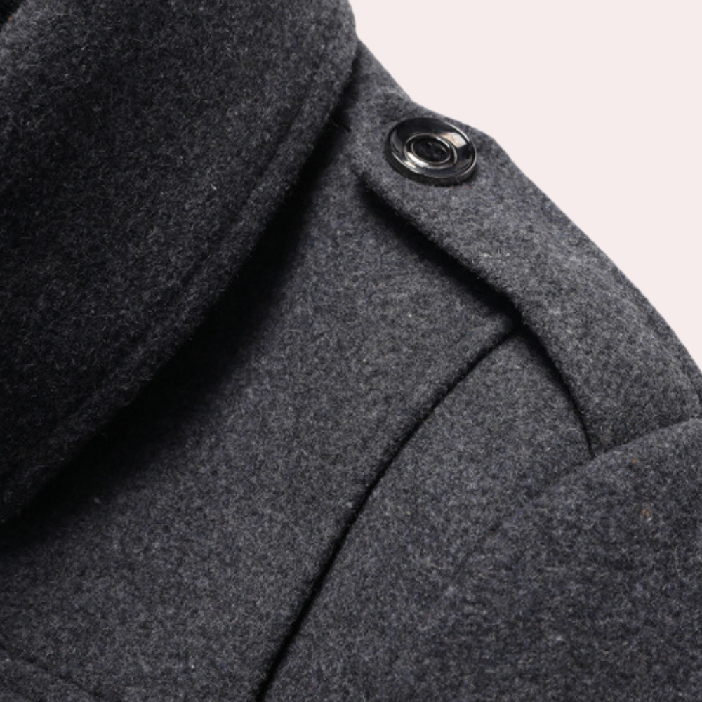Ruben | Men’s Comfy Wool Blend Winter Coat