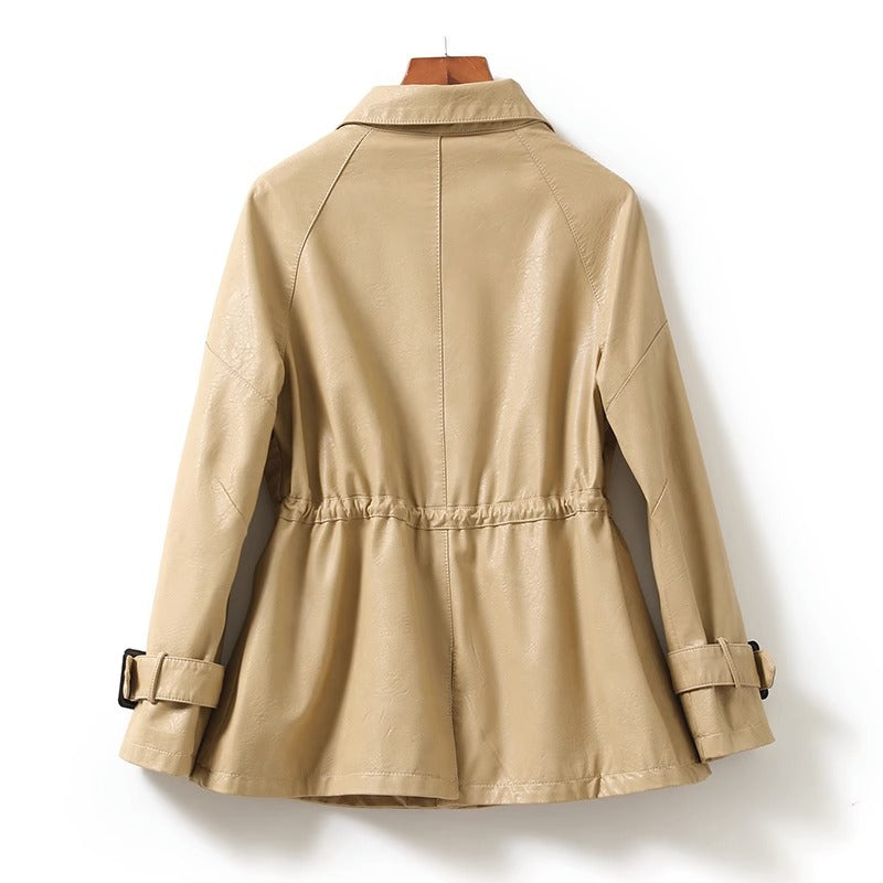 Piper | Women’s Waist Drawstring Collar Jacket