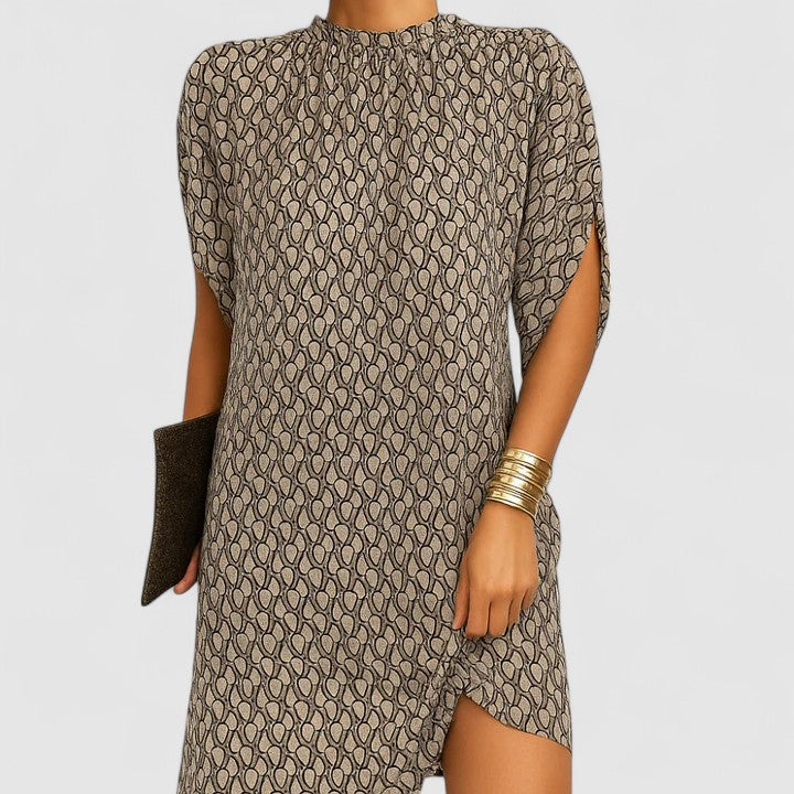 Valencia | Women’s Elegant Gathered Neck Shift Dress