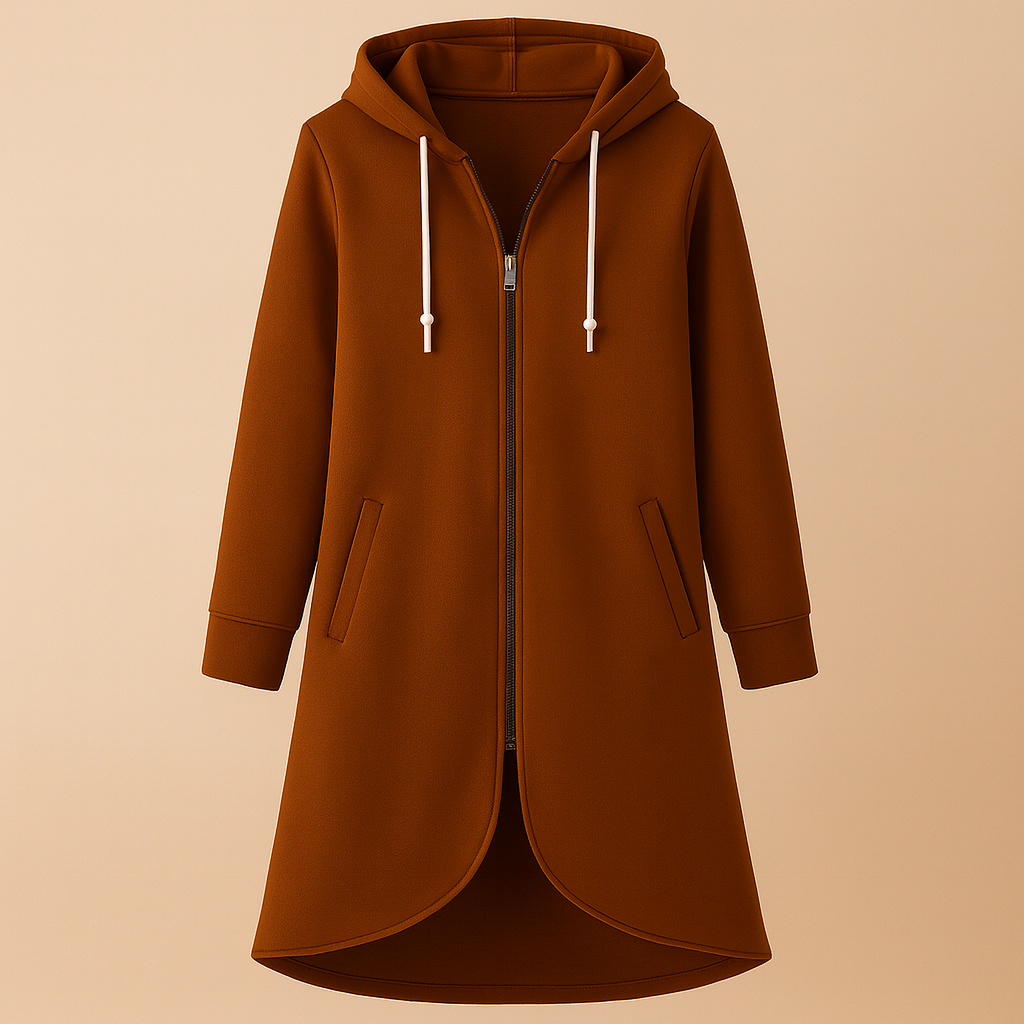 Amber | Women’s Long Full-Zip Comfy Hoodie