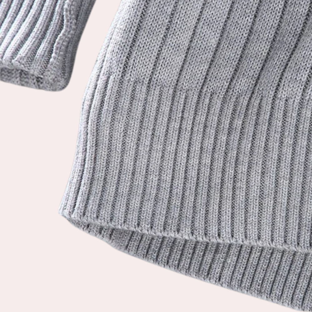 Bryan | Men’s Modern Warm Knitted Zip Cardigan