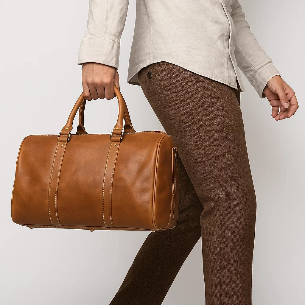 Alméris | Sac de Voyage Vintage Épuré