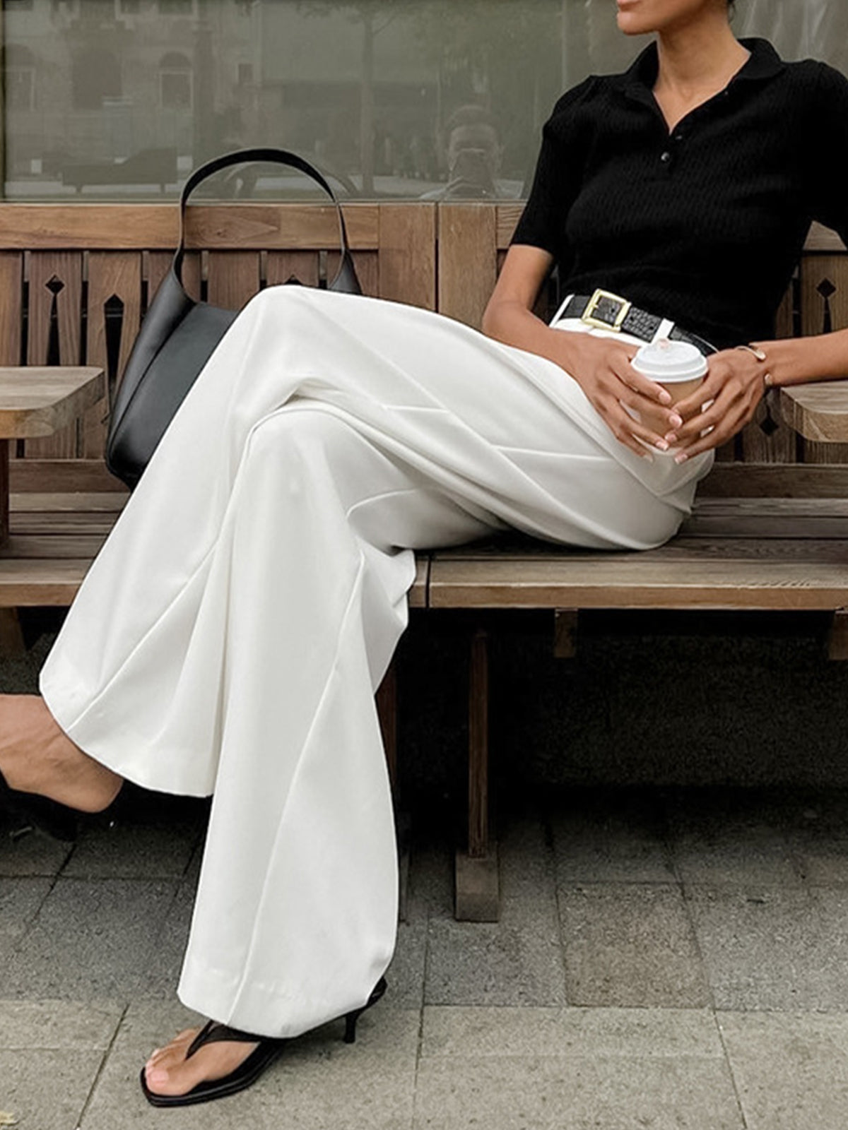Eloise | Women’s Relaxed-Fit Wide-Leg Office Trousers