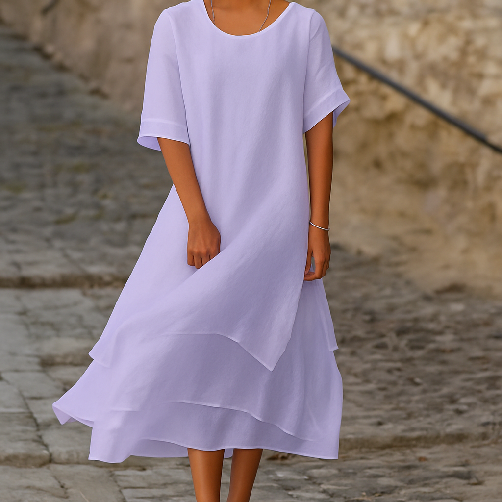 Isabelle | Women’s Chic Block Slit Dress