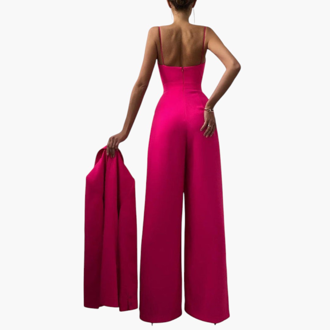 Aurelia | Women’s Thin Strap Straight-Leg Jumpsuit