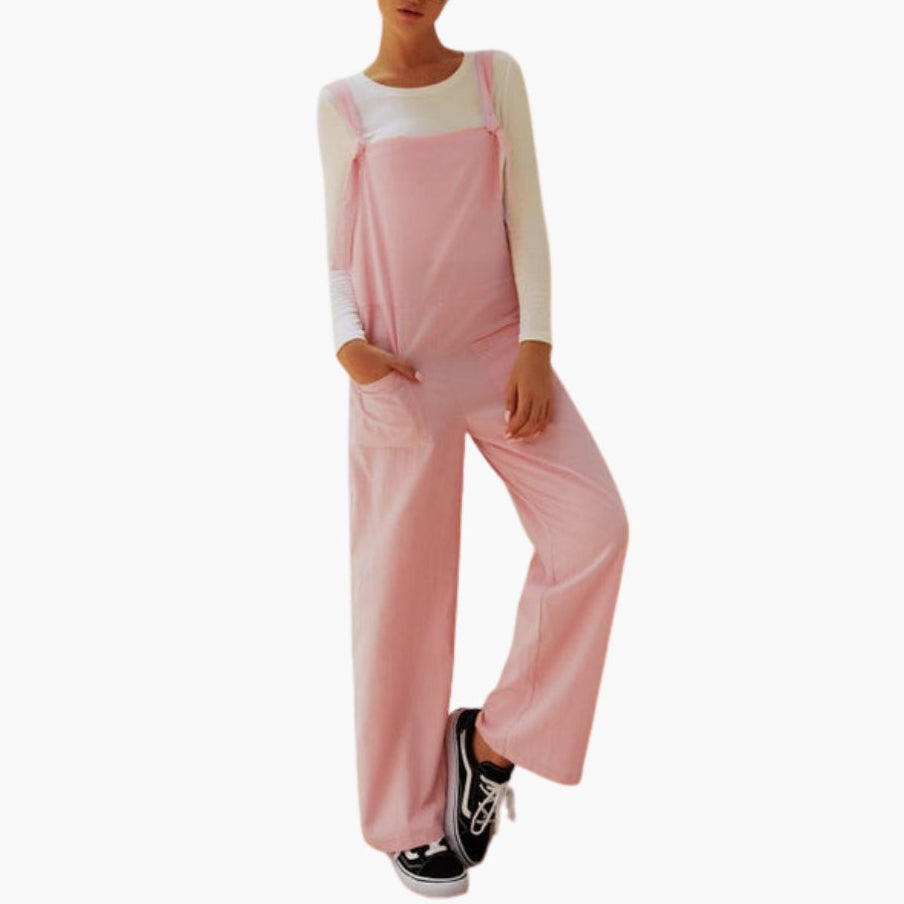 Calliope | Women’s Wide Strap Front Pocket Jumpsuit