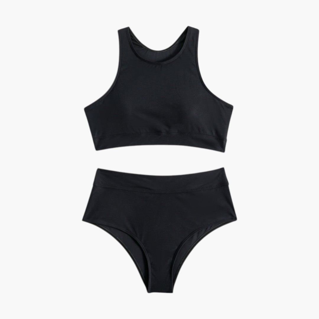 Navy | Women’s Sporty Two-Piece Swimsuit Set