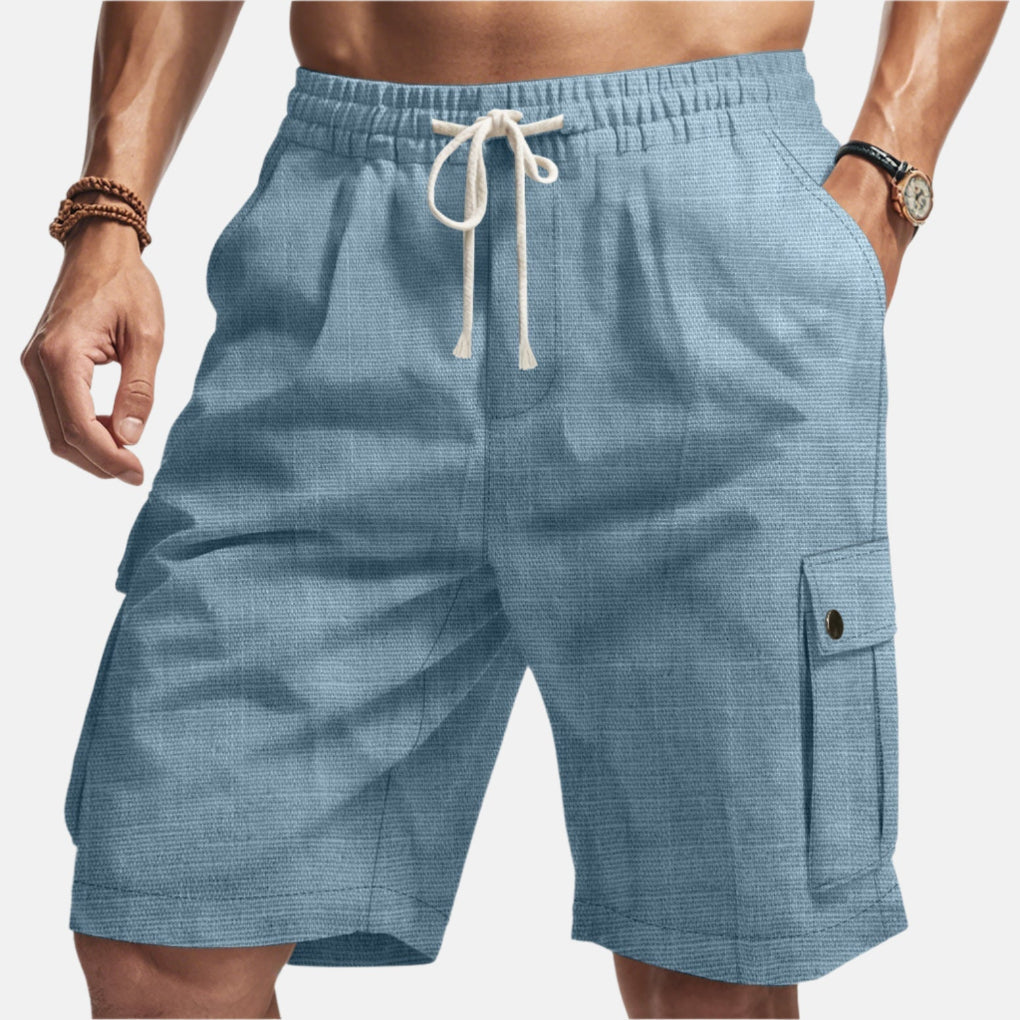 Ashton | Men’s Breathable Linen Beach Shorts with Relaxed Summer Fit