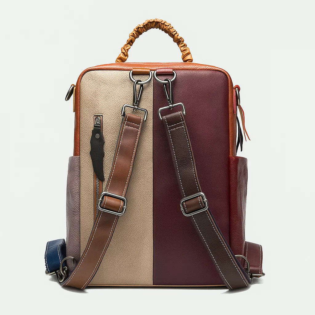 Orélya | Sac à Dos Géométrique Multicolore