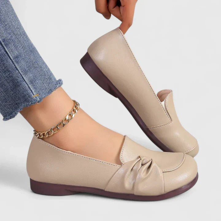 Cadence | Women’s Elegant Bow Detail Slip On Flats