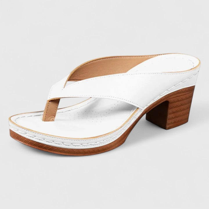 Allen | Women’s Orthopedic Toe Ring Block Heel Sandals