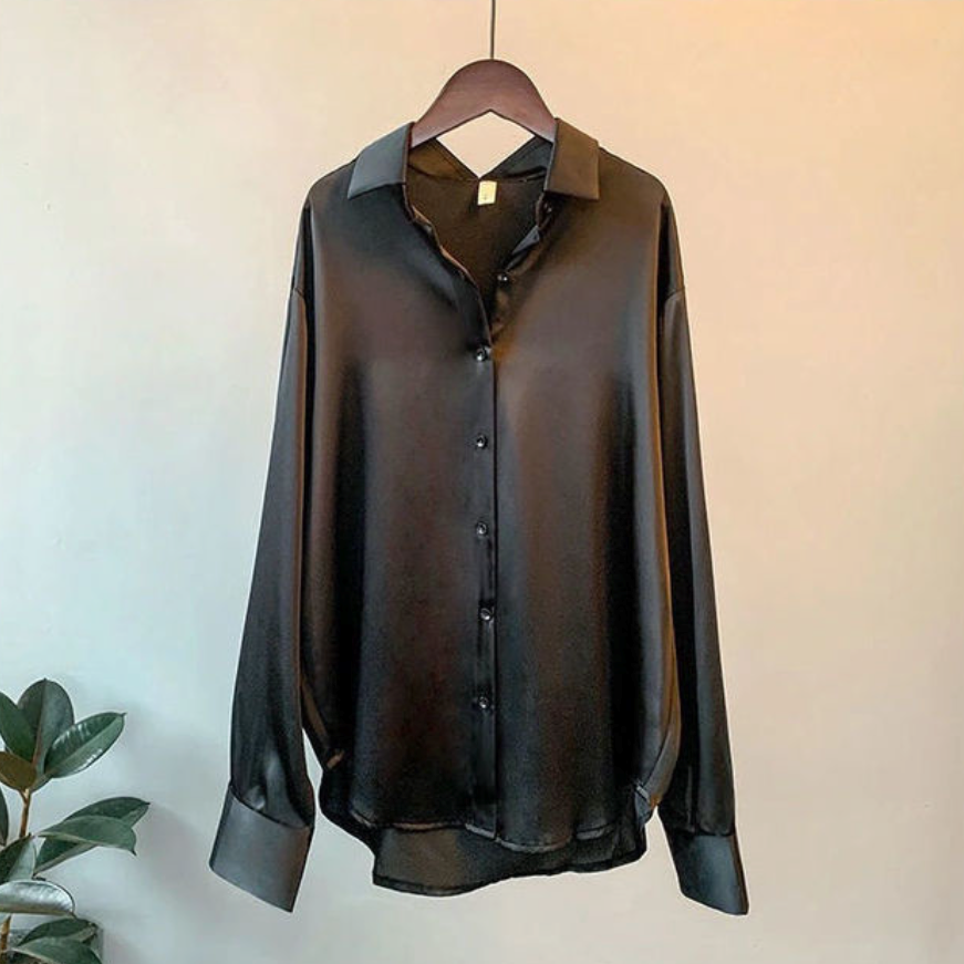 Theodora | Women’s Elegant Button-Down Office Blouse