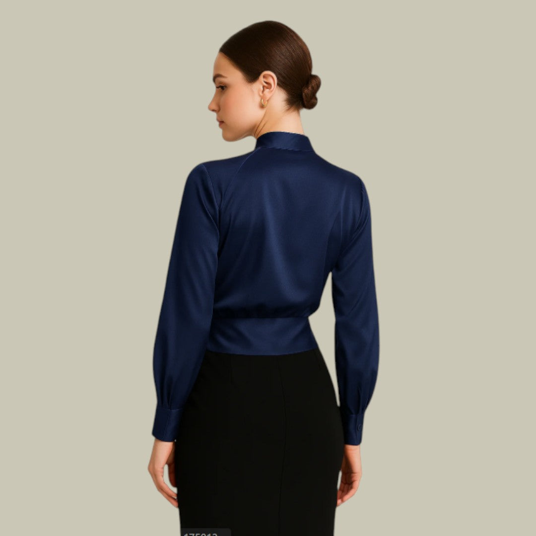 Verity | Women’s Elegant V-Neck Blouse