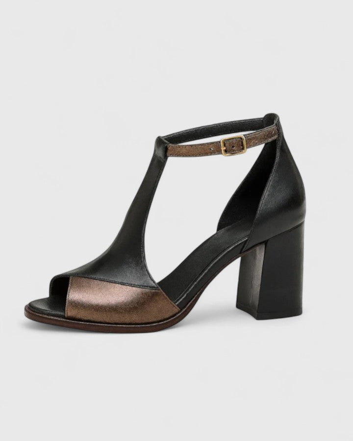 Celine | Women’s Modern Mesh Panel Block Heels