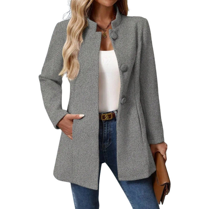 Cali | Women’s Elegant Long Sleeve Pocket Jacket