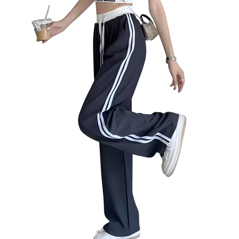 Lysandra | Women’s Wide-Leg Side-Stripe Trousers