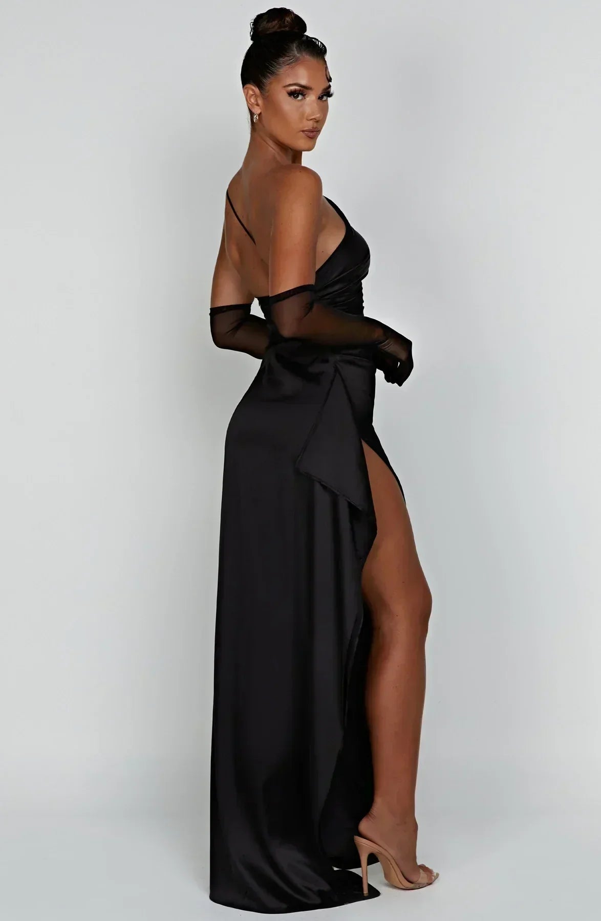 Selena | Women’s Asymmetric One-Shoulder High Slit Evening Maxi Dress