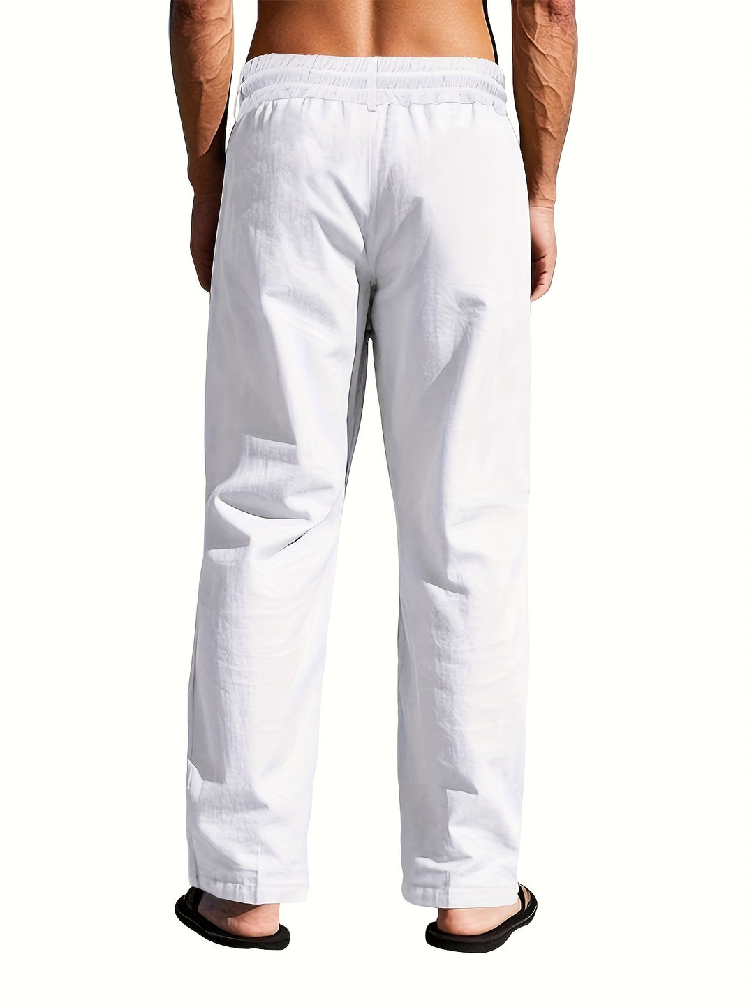 Ashton | Men’s Lightweight Drawstring Linen Trousers