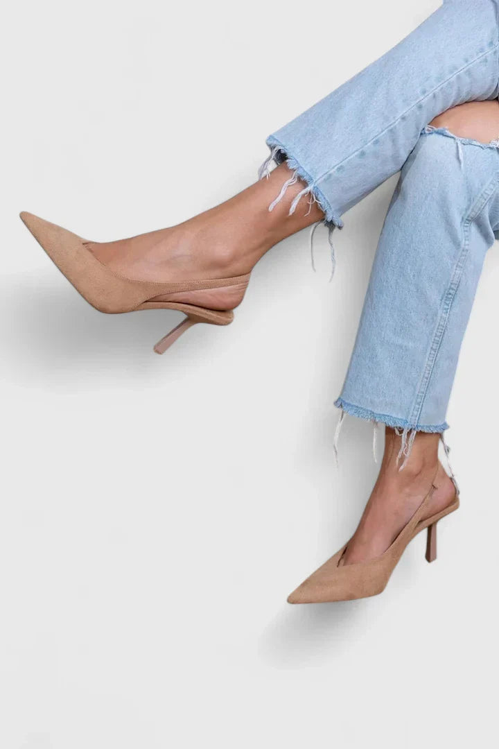 Sutton | Women’s Pointed Toe Slingback Stiletto Heels