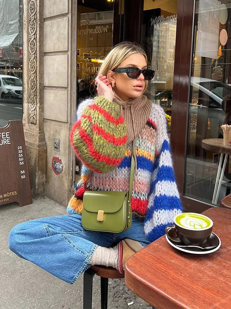 Sienna | Women’s Cozy Vibrant Warm Knitted Jumper