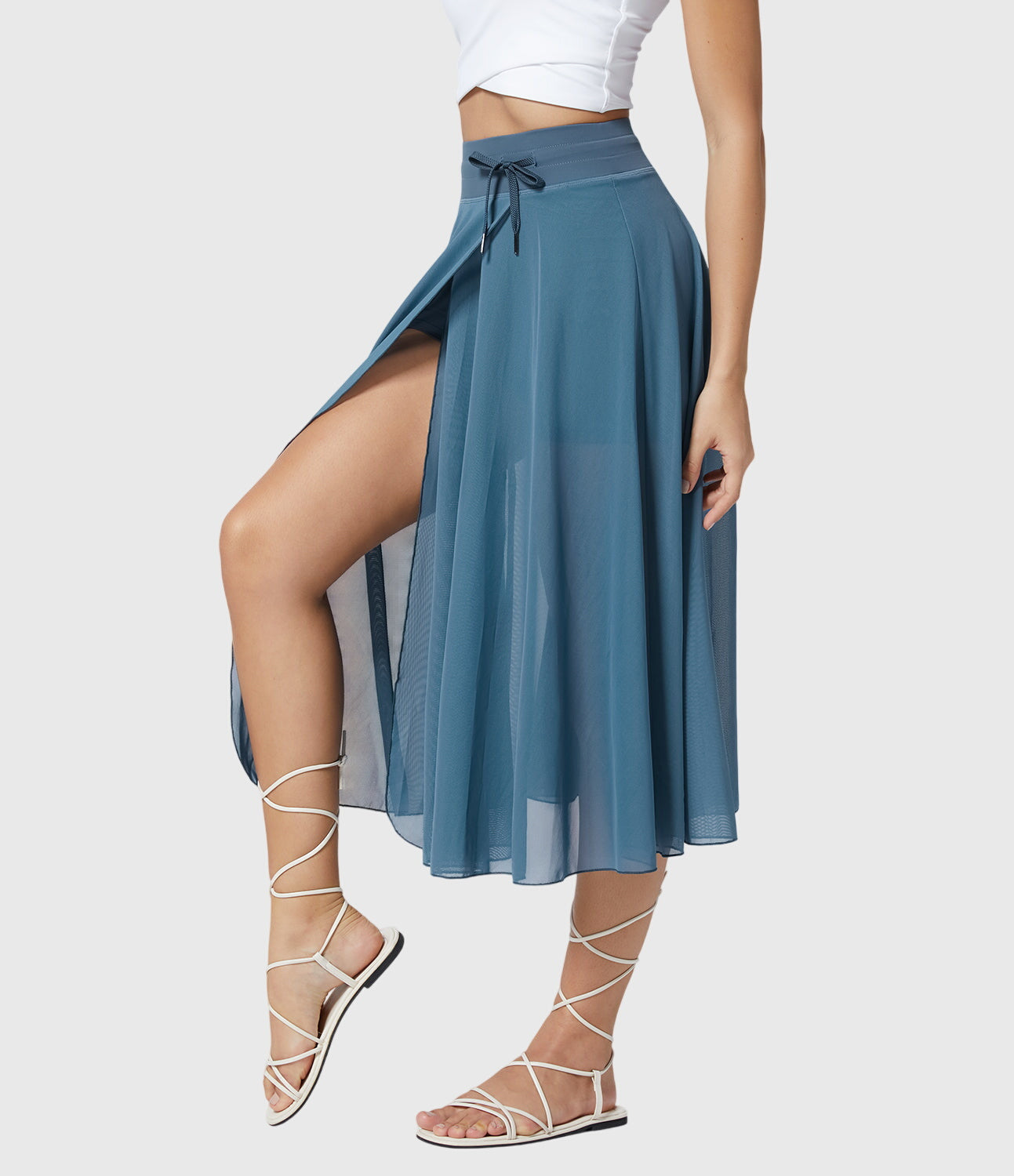 Melanie | Women’s Elegant Flowing Midi Skirt