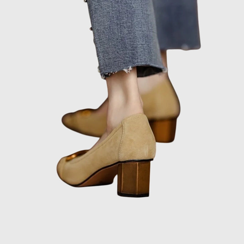 Marenna | Women’s Stylish Block Heel Pumps