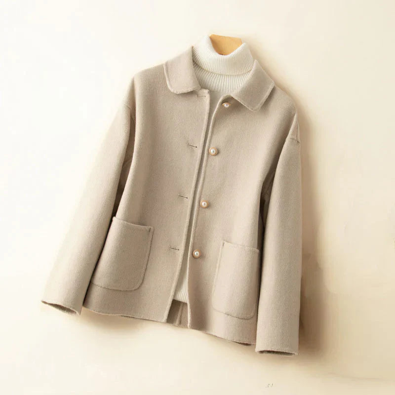 Irene | Women’s Collared Winter Button-Front Jacket