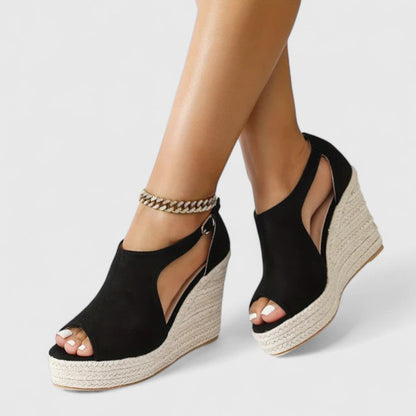 Karina | Women’s Peep Toe Wedge Heel Sandals