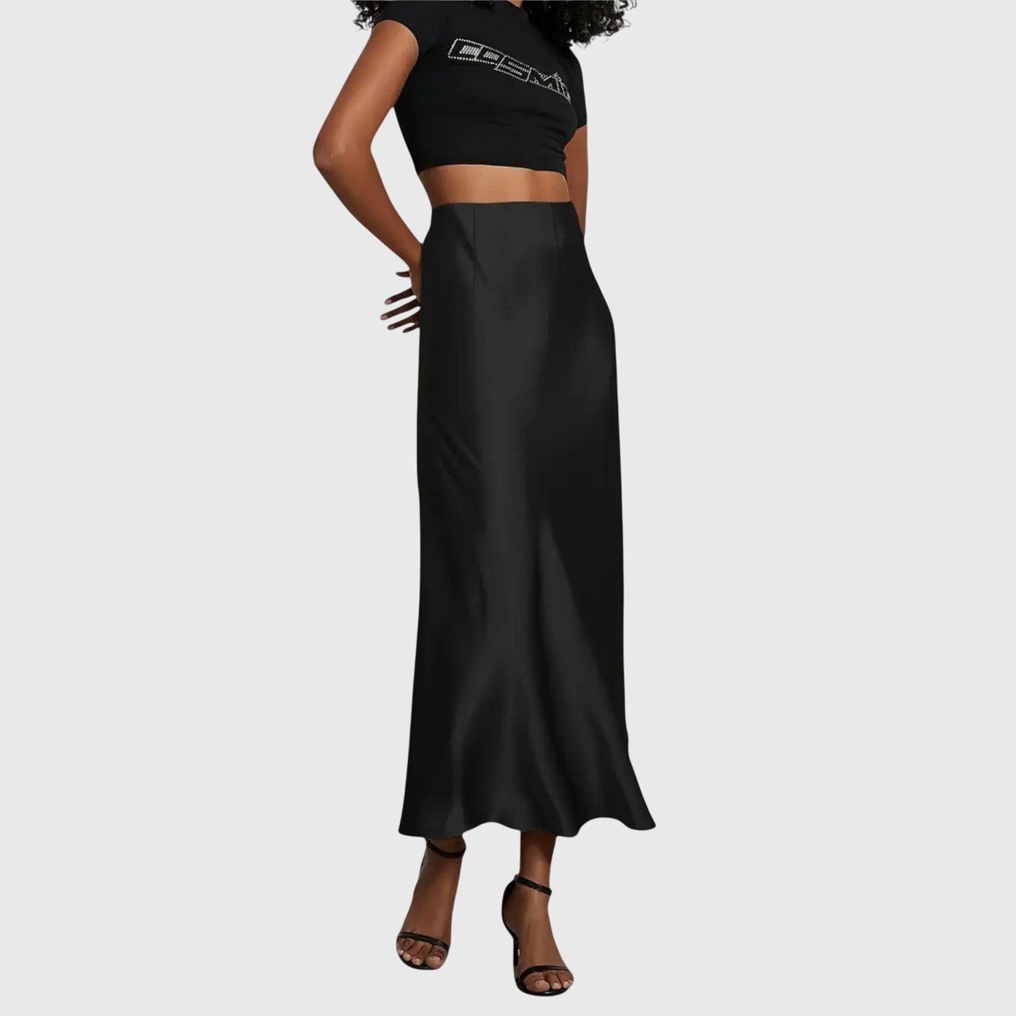 Liora | Women’s Satin Maxi Skirt