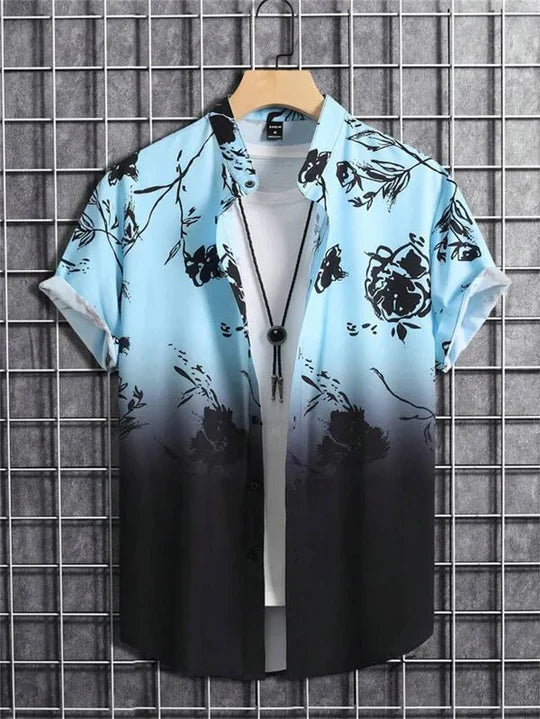 Bryce | Men’s Flower Print Shirt
