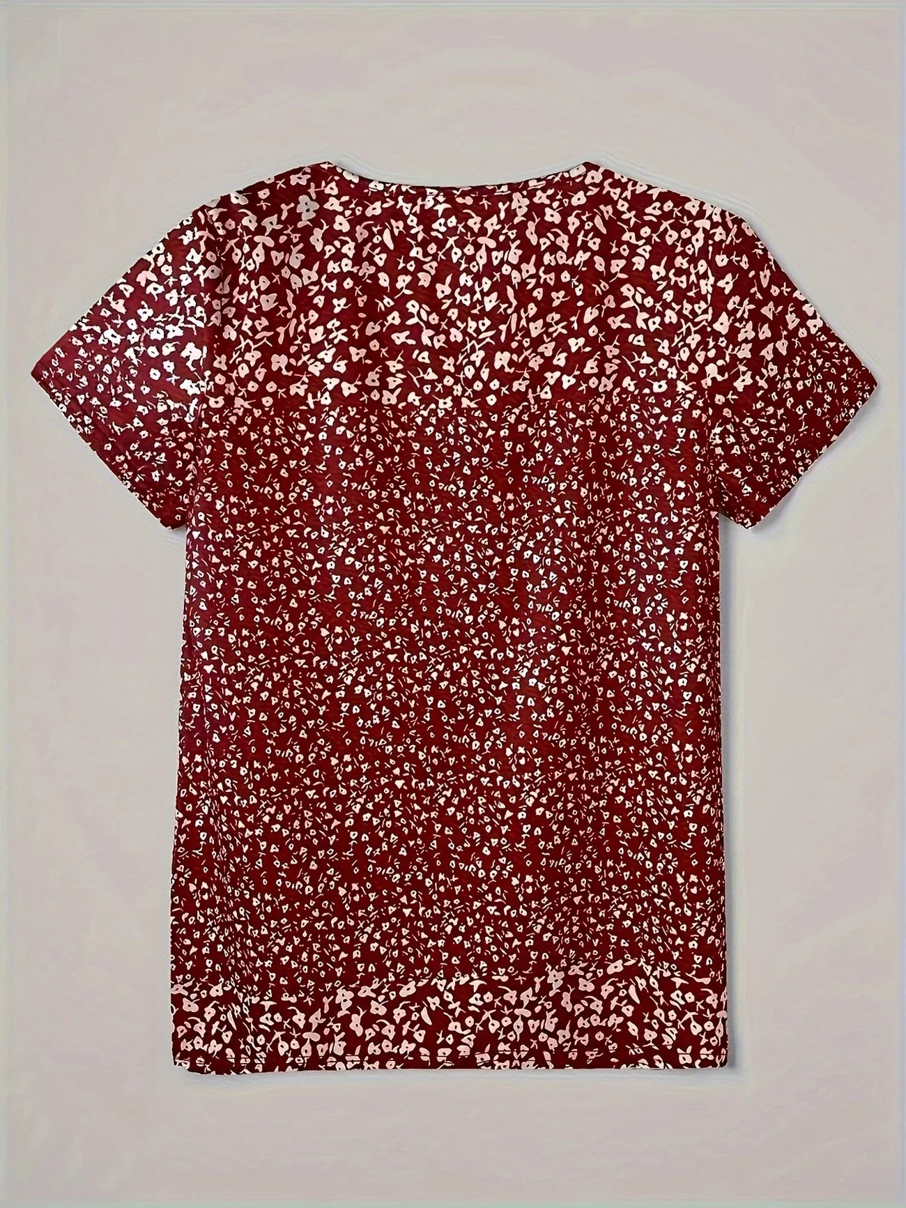 Daphne | Women’s Casual Printed Short Sleeve Blouse