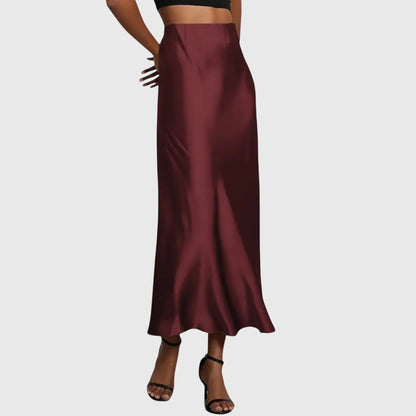 Liora | Women’s Satin Maxi Skirt