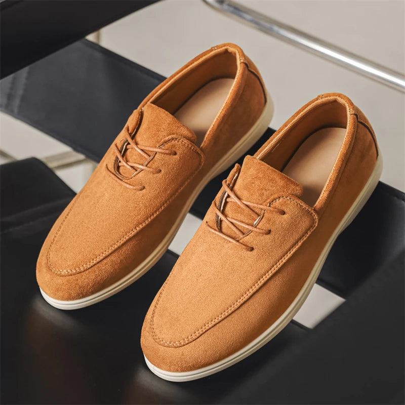 Grant | Men’s Lace-Up Suede Loafers