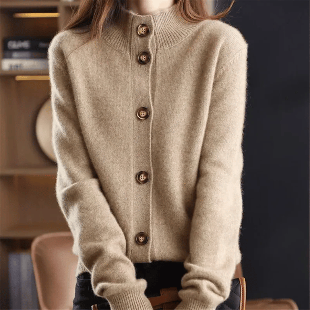 Allen | Women’s Timeless Knit Cardigan with Button Closure