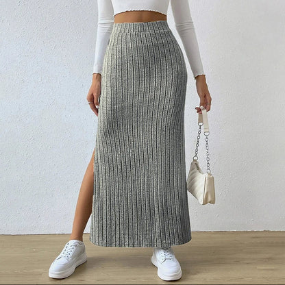 Estelle | Women’s Textured Knit Maxi Skirt