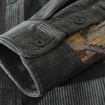 Colby | Men’s Corduroy Patch Shirt