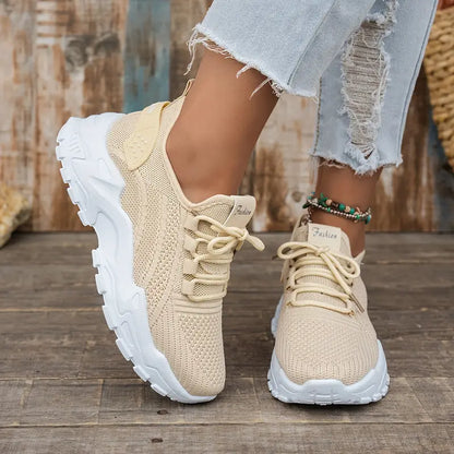 Maica | Women’s Orthopedic Lace Up Cushion Sneakers