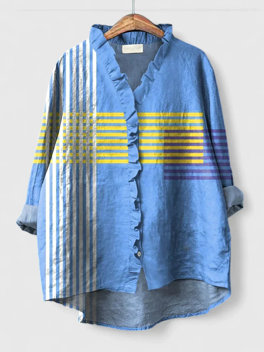 Joy | Women’s Casual Loose V-Neck Blouse