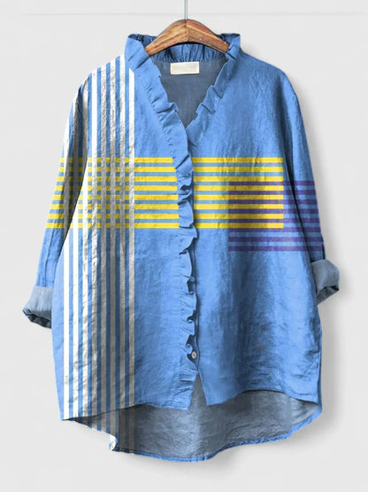 Joy | Women’s Casual Loose V-Neck Blouse