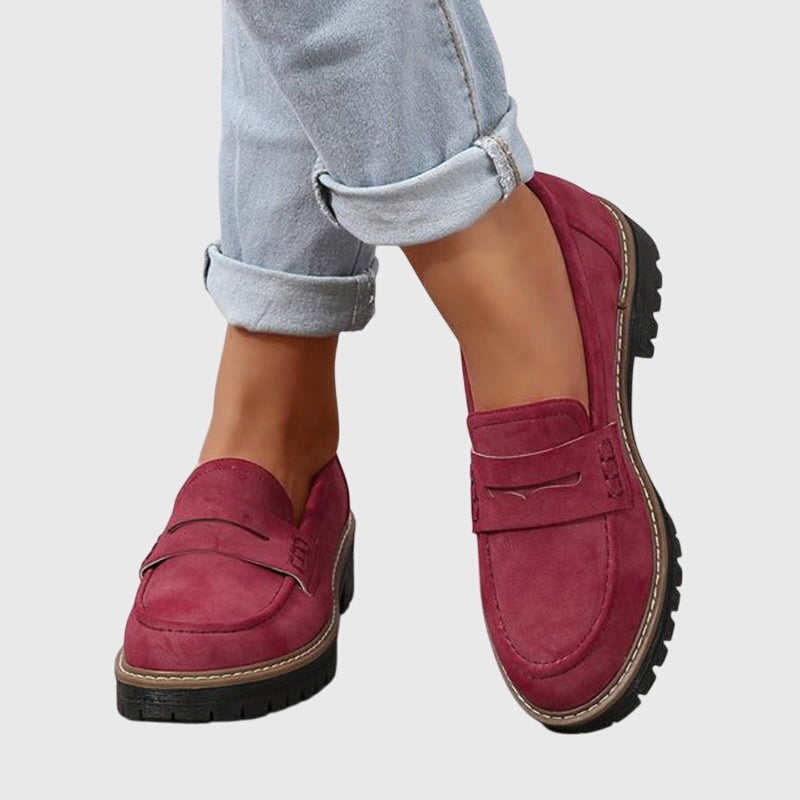 Sloane | Women’s Timeless Suede Penny Loafers