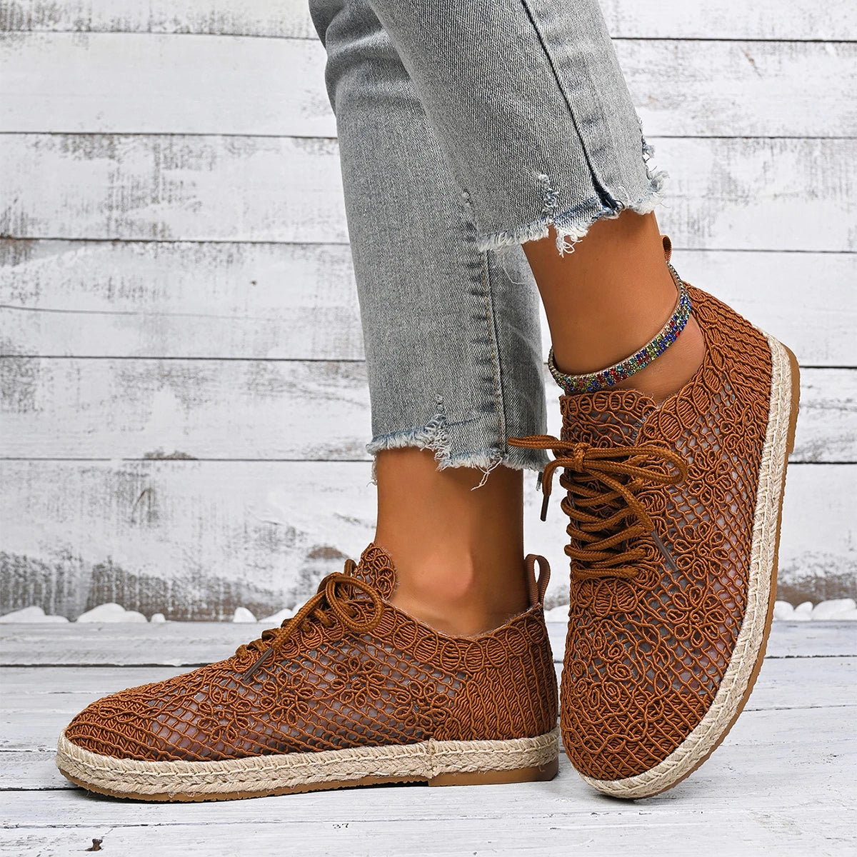 Isabella | Women’s Sneakers with Breathable Knit Texture