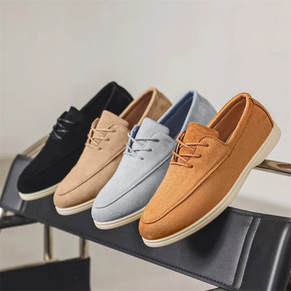 Grant | Men’s Lace-Up Suede Loafers