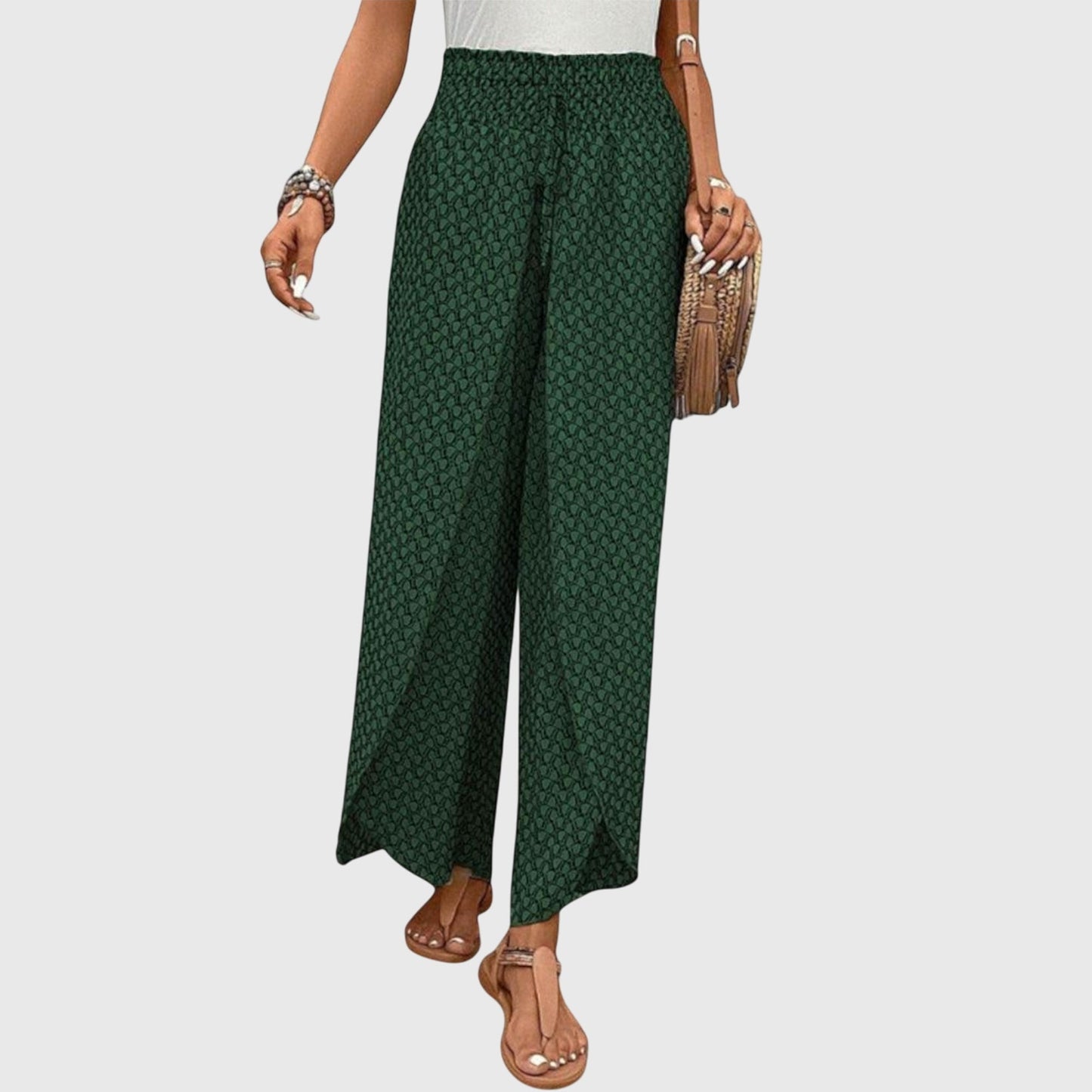 Tina | Women’s Stylish Printed Palazzo Trousers