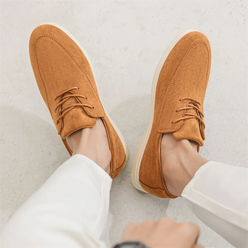 Grant | Men’s Lace-Up Suede Loafers