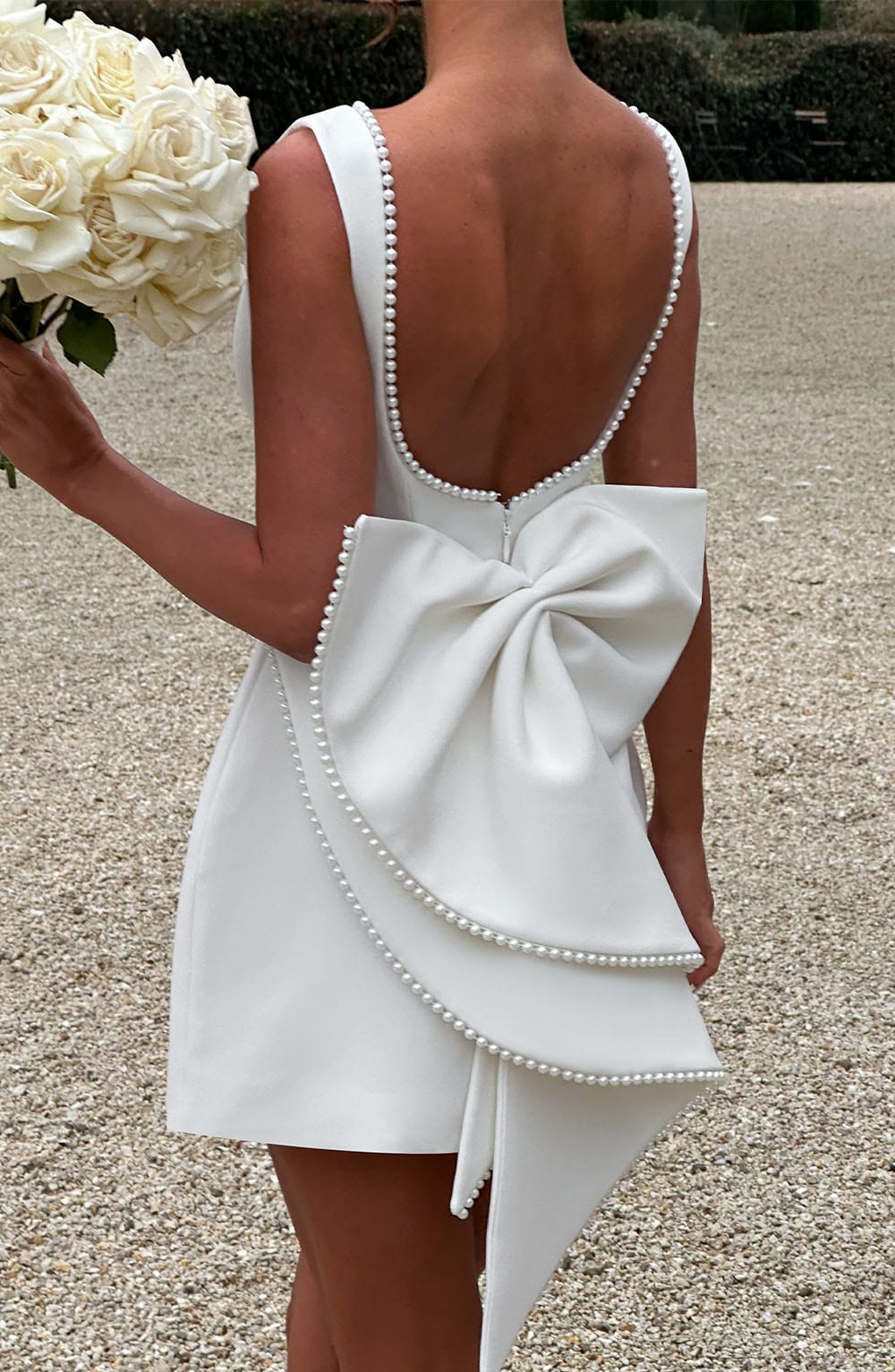 Bexley | Women’s Wedding Guest Structured Mini Dress