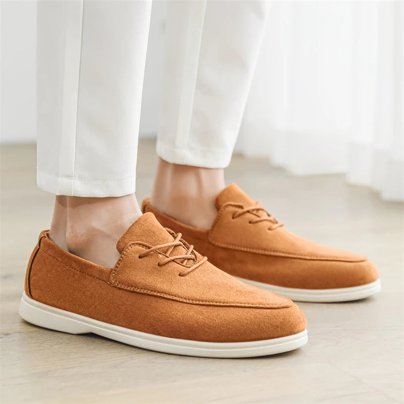 Grant | Men’s Lace-Up Suede Loafers