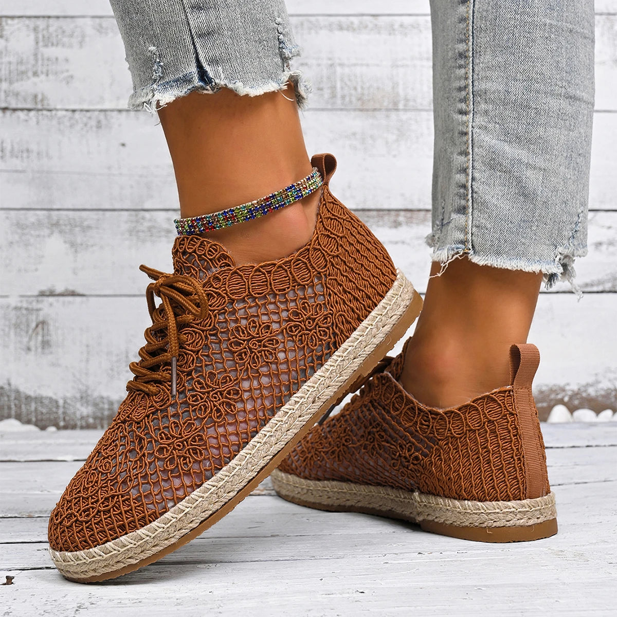 Isabella | Women’s Sneakers with Breathable Knit Texture